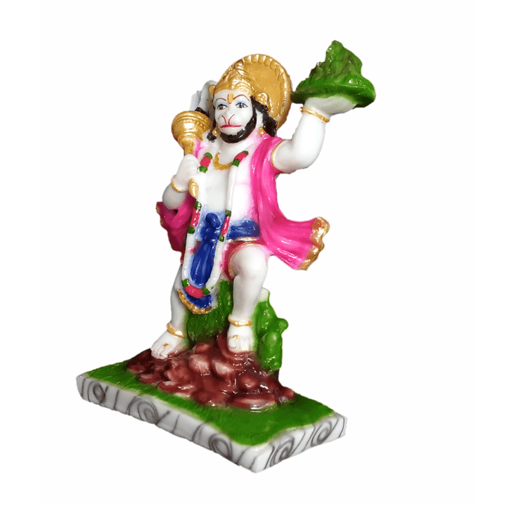 Hanuman Marble Idol for Home office Puja