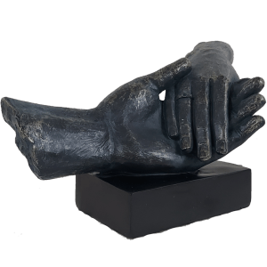 Wedding Proposal Engagement Couples  Hand in Hand Statue 