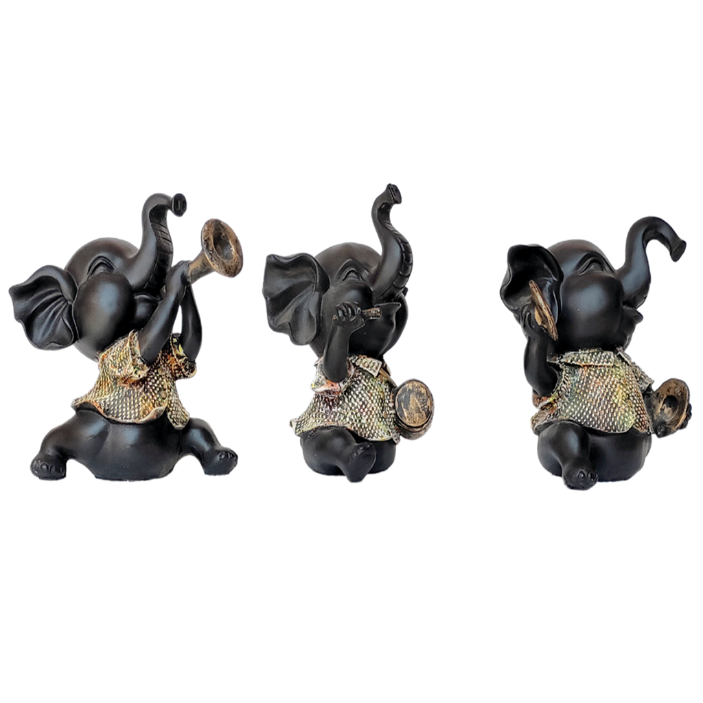 Set of three Musical Appu Showpiece