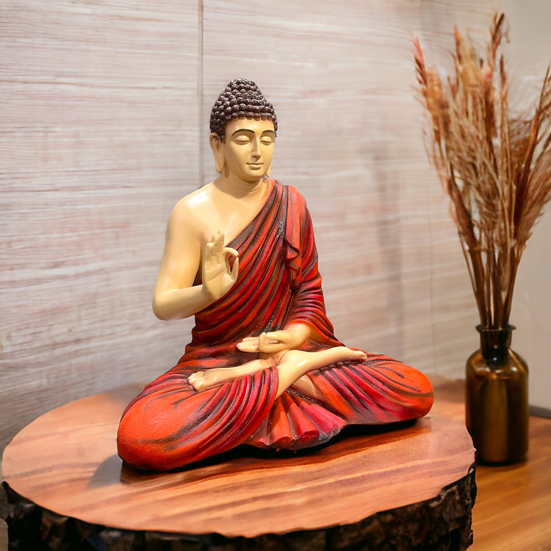  Buddha Fiber Statue 24 inches Best for Decor