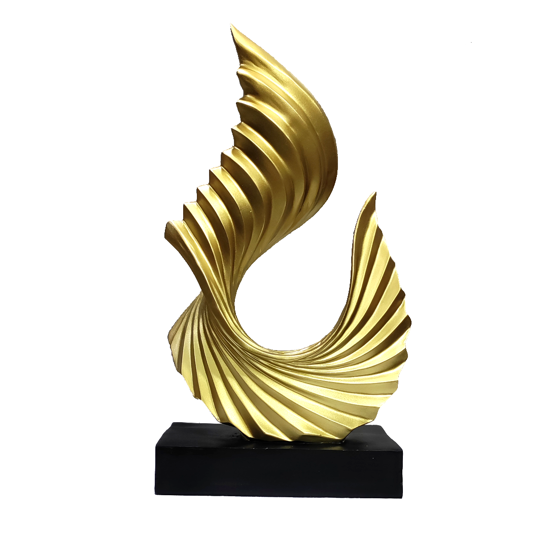  Golden Wave Showpiece Best Gift For Friend