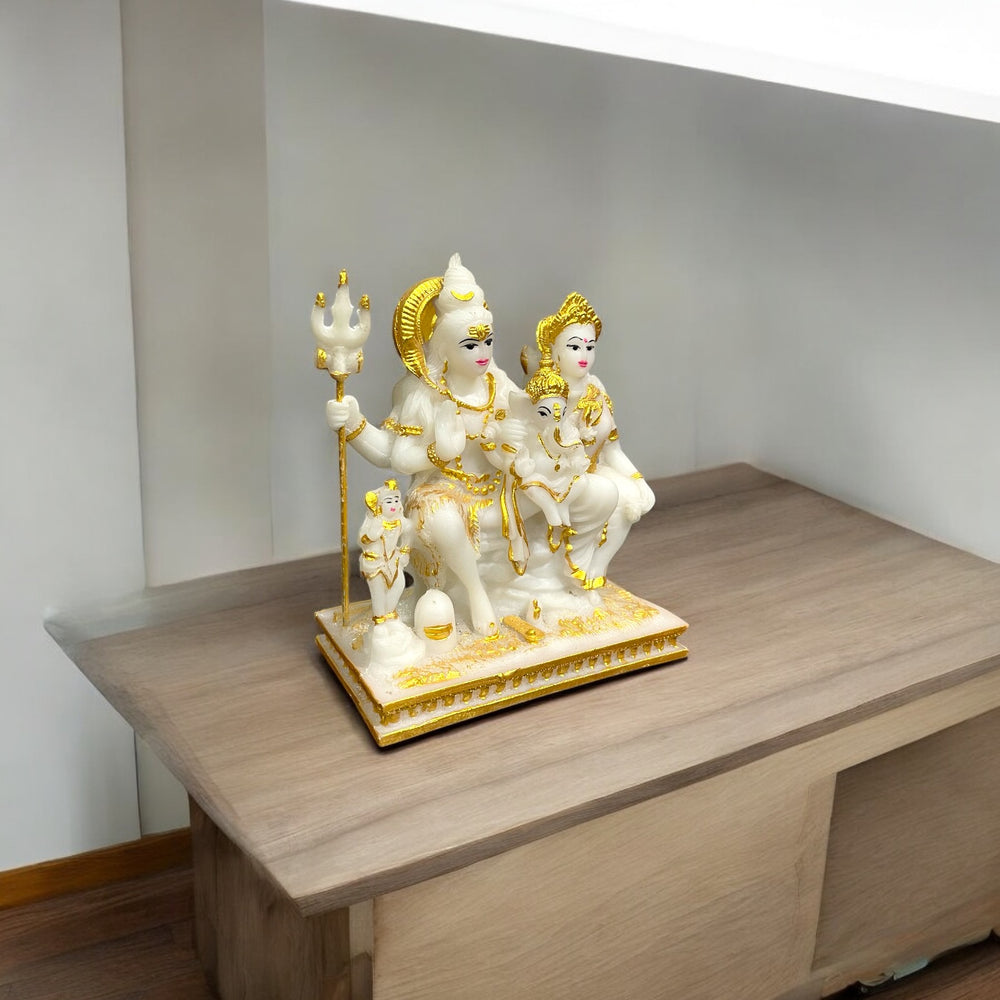 Shiv Parivar Idol For Home Puja