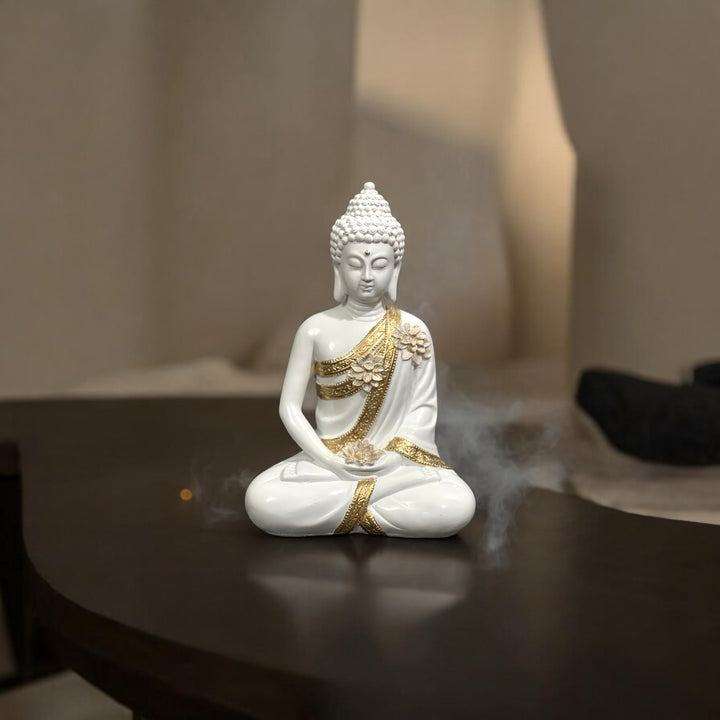 Meditating Buddha Resin Idol Symbolic Poses The Best Gift for Friends H – 30 cm