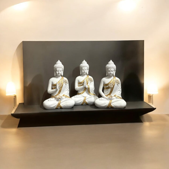 Meditating Buddha Resin Idol Symbolic Poses The Best Gift for Friends H – 30 cm