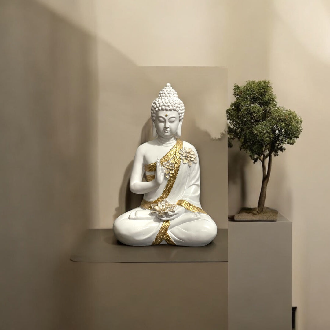 Meditating Buddha Idol Resin Statue The Best Gift for Friends H – 30 cm