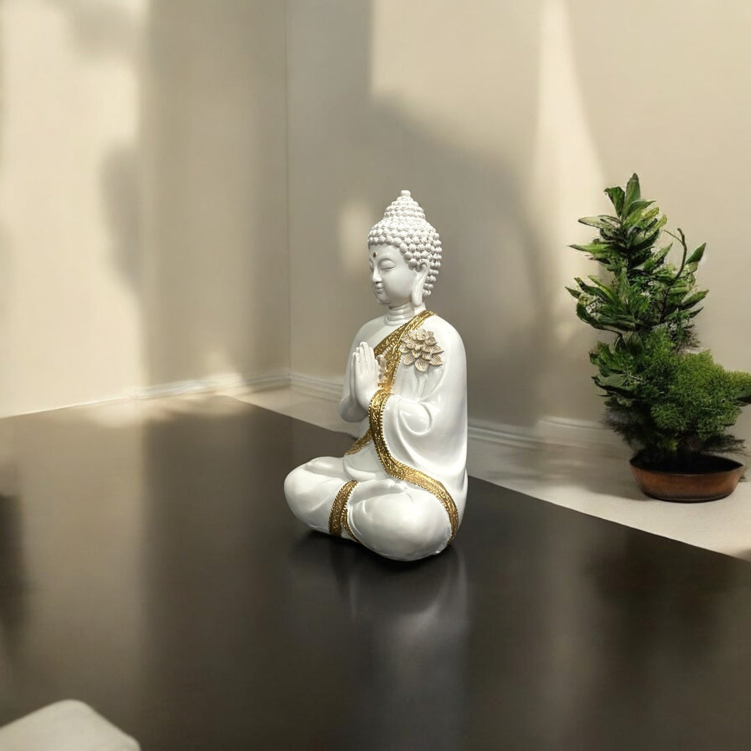 Meditating Buddha Resin Idol Hand Pose The Best Gift for Friends H – 30 cm