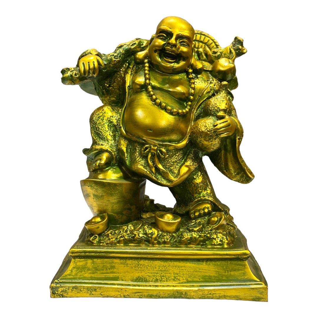 Laughing Buddha on Nuggut Showpiece