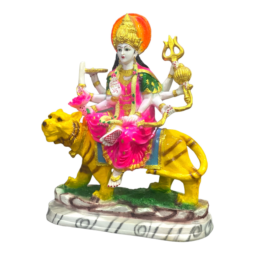 Ma Sherawali Marble Idol Best for Home Puja in 1.5 Feet