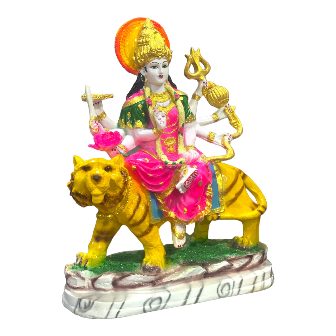 Ma Sherawali Marble Idol Best for Home Puja in 1.5 Feet