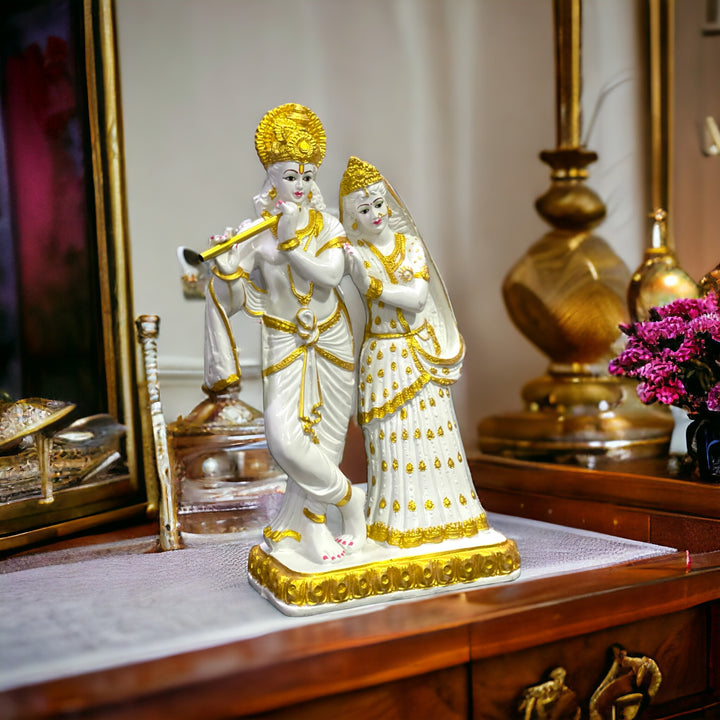 2 Ft  Radha Krishan Marble Look Idol