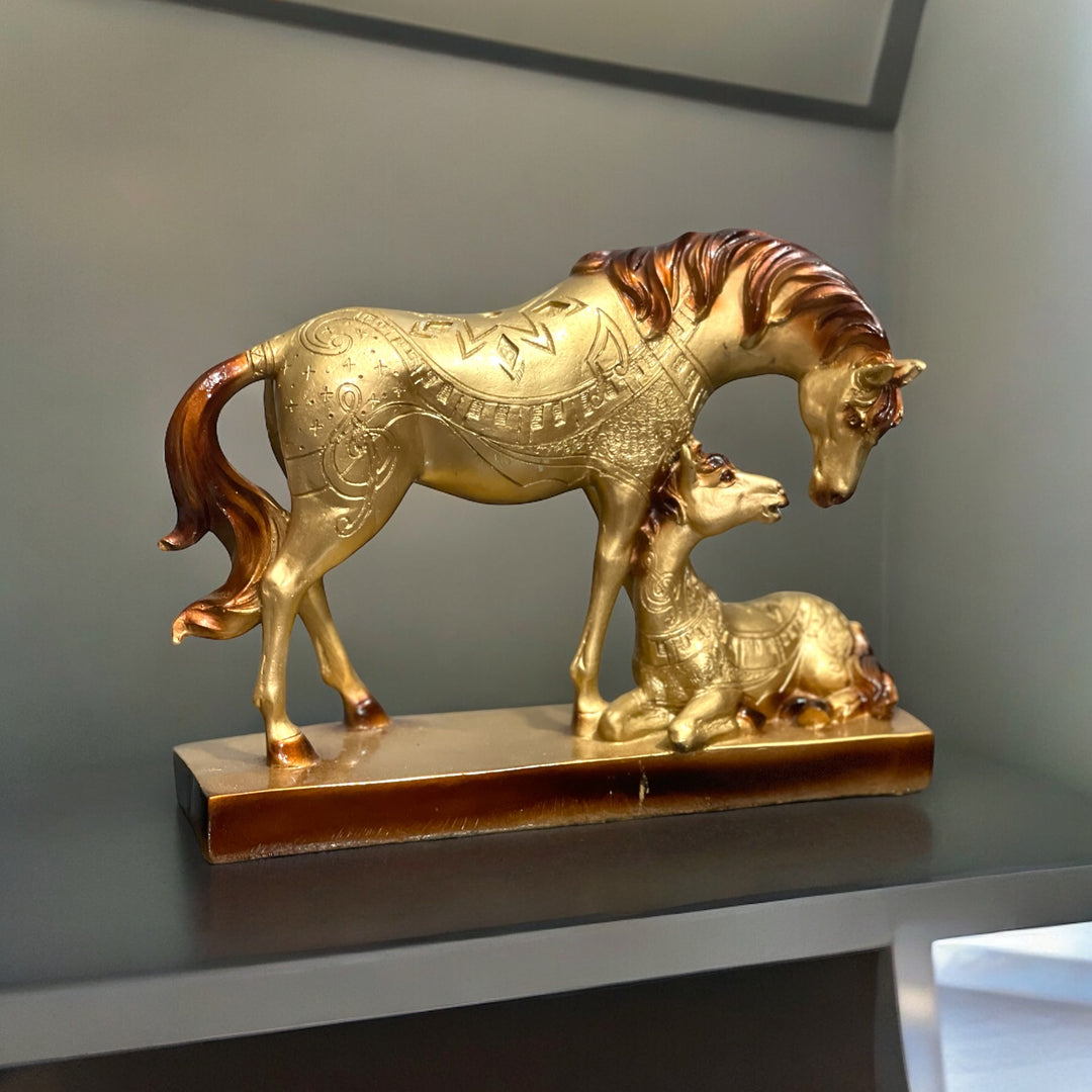 Horse Pair Horse Statue Showpieces for Home Decor H – 20 cm