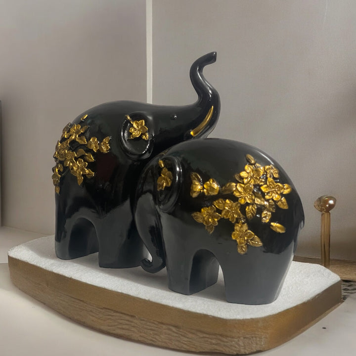 Pair of Beautiful Elephant Showpiece for Home Decor Best Gift for Couples H – 22 cm