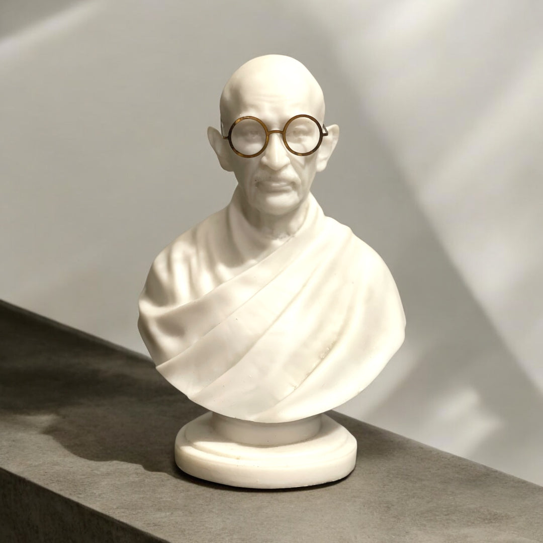 Mahatma Gandhi Sculpture Bapu Idol Best for Office Decor Height  7 inches