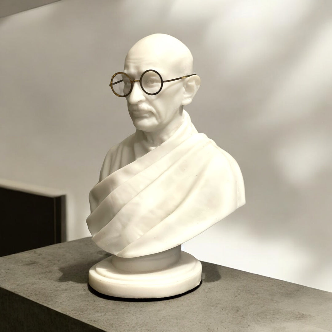 Mahatma Gandhi Sculpture Bapu Idol Best for Office Decor Height  7 inches