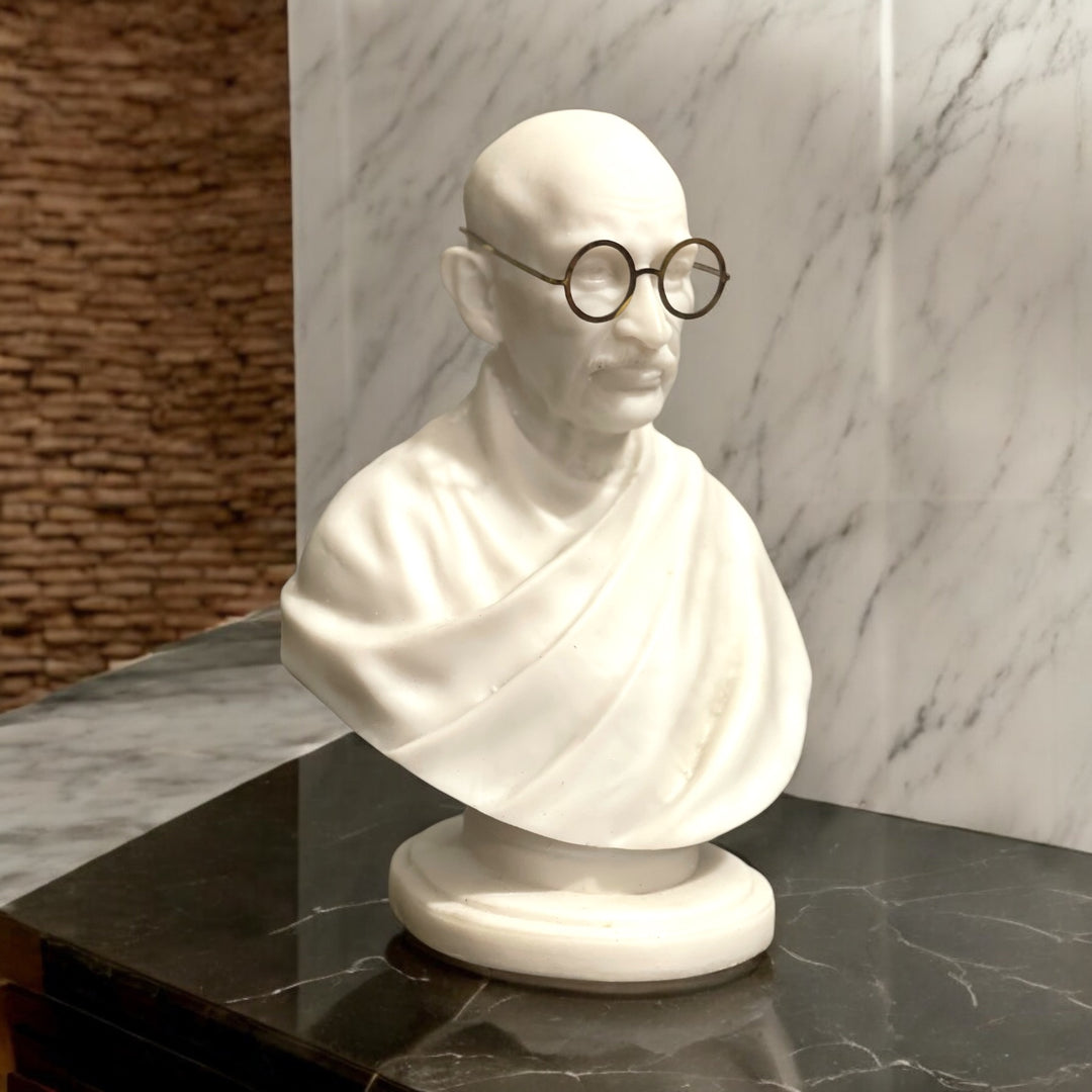 Mahatma Gandhi Sculpture Bapu Idol Best for Office Decor Height  7 inches