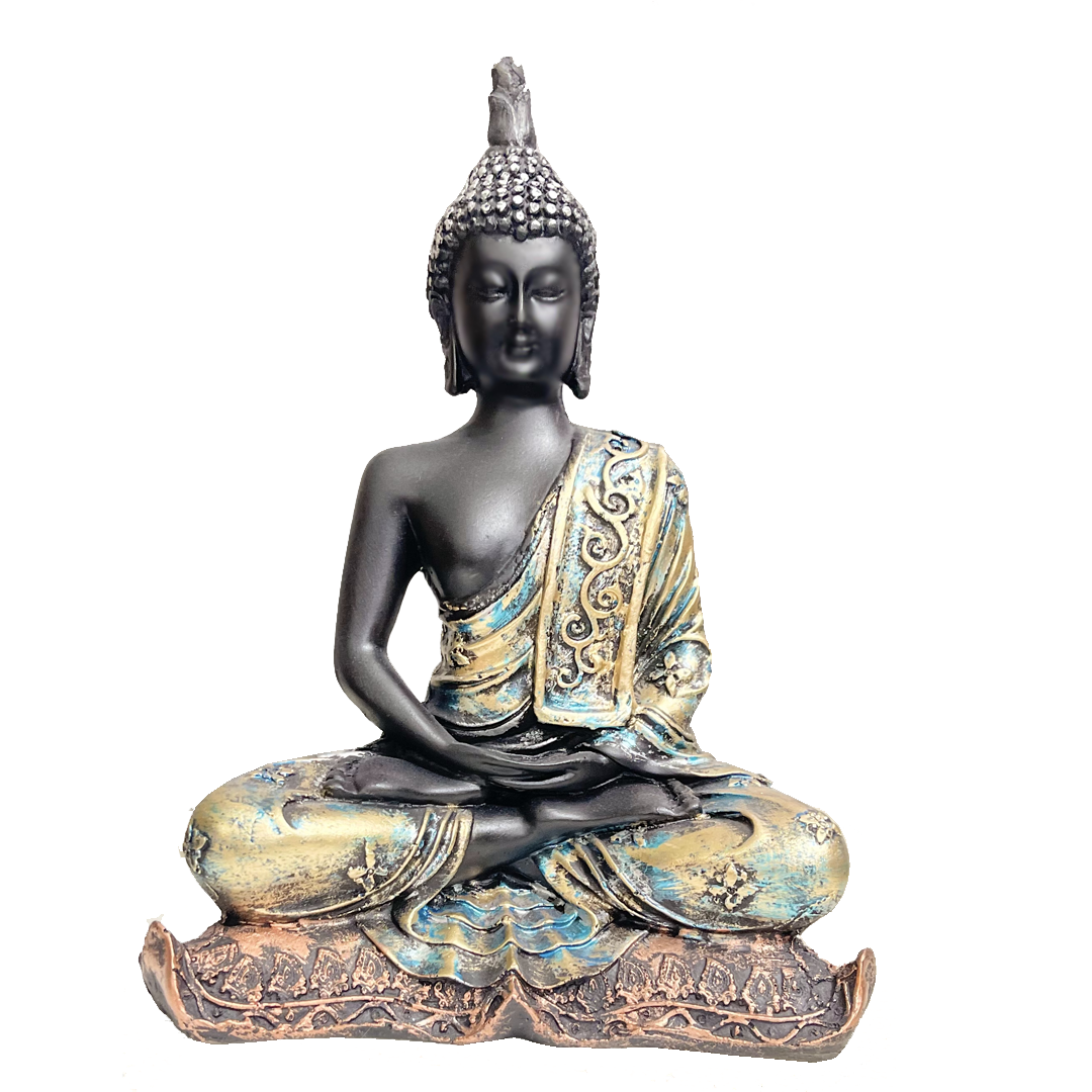 Hi-Line Gift Ltd. Sitting and Praying Buddha Garden Statue - Walmart.com