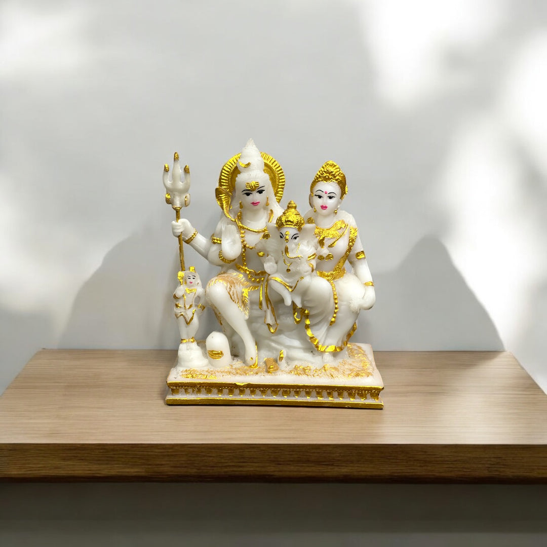 Shiv Parivar Idol For Home Puja